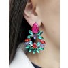 Visací náušnice ALESSA z broušeného skla multicolor5