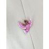 Růžová brož PTÁČEK