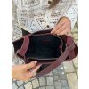 Dámská kožená kabelka SIREA burgundy3
