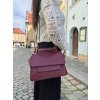 Dámská kožená kabelka SINARE burgundy4