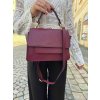 Dámská kožená kabelka SINARE burgundy5