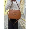 Dámská kožená kabelka BOORSE IN PELLE hnědá2