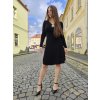 Pletené šaty z měkké viskózové směsi LUSIA černé2
