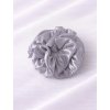 Saténová gumička do vlasů SCRUNCHIE – šedá
