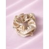 Saténová gumička do vlasů SCRUNCHIE – champagne1