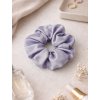 Scrunchie saténová gumička SINOA modrá lila2