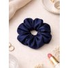 Scrunchie saténová gumička SINOA navy blue2