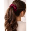 Scrunchie saténová gumička SINOA burgundy2