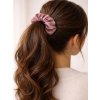 Scrunchie saténová gumička SINOA starorůžová