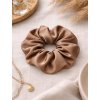Scrunchie saténová gumička SINOA karamelová2