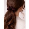 Scrunchie saténová gumička SINOA kaštanová2