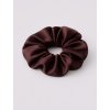 Scrunchie saténová gumička SINOA kaštanová