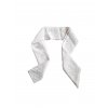 bílý šátek do vlasů
