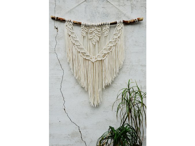 Macramé KRÉMOVÉ LEAF XXL