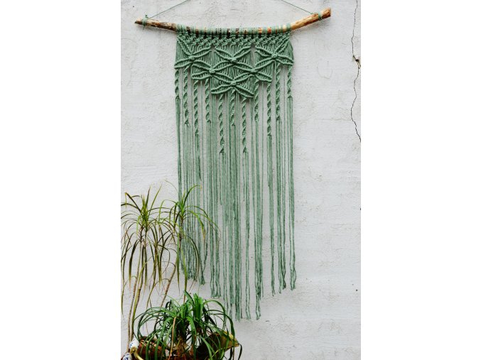 Macramé EUCALYPTUS LEAF XXL