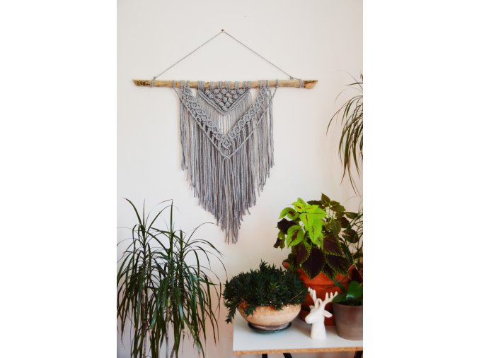 Macramé grey  XL