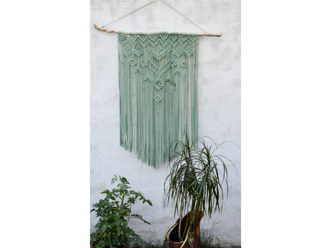 Macramé EUCALYPTUS GREEN XXL