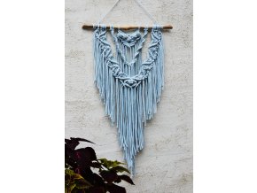 Macramé MINT-GREY  XL