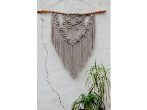 Macramé PEARL LEAF XXL