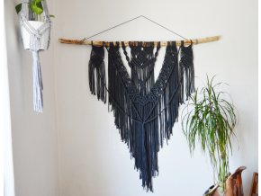 Macramé XXL antracit