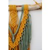 Macramé eucalyptus - mustard