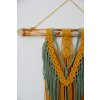 Macramé eucalyptus - mustard