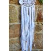 Lapač snů v BOHO stylu FLOWER - bílý L