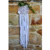 Lapač snů v BOHO stylu FLOWER - bílý L