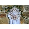 Lapač snů v BOHO stylu FLEUR - bílý XL