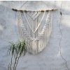 macrame krémové natural