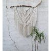 macramé krémové natural