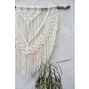 Macramé krémové XXL