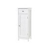 Schmaler Badschrank mit Lamellentuer BBC43WT 1