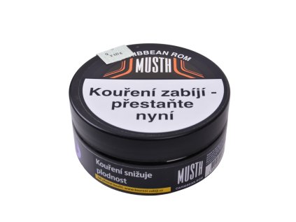 MustH Caribbean Rom - tabák do vodní dýmky 125 g