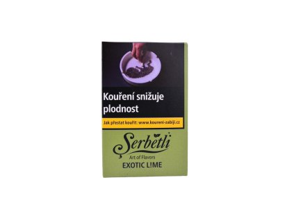 Serbetli Exotic L!me - tabák do vodní dýmky 50 g