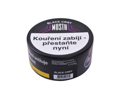 MustH Black Crrt - tabák do vodní dýmky 125 g