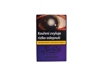 Serbetli Blackbrri - tabák do vodní dýmky 50 g