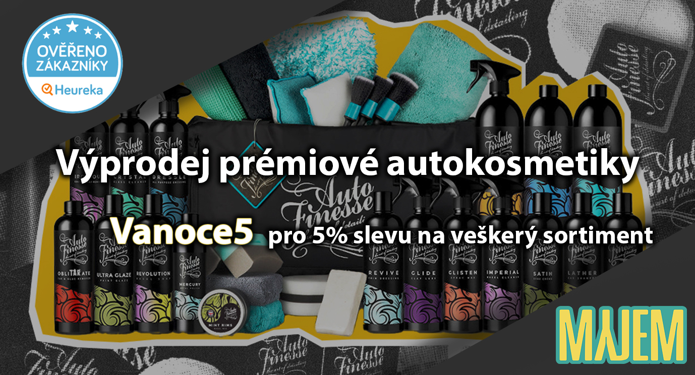 Prémiová autokosmetika a veškeré detailingové příslušenství. Značky auto finnese, gyeon, carpro, valetpro, koch chemie