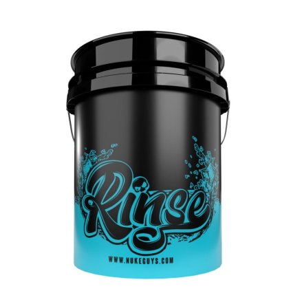 nuke guys rinse bucket 5 gal schwarz wascheimer zum ausspuelen fuer klares wasser