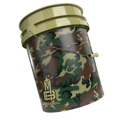 20051031 camouflage green magic bucket wascheimer 5 us gallonen ca 20 liter camouflage green