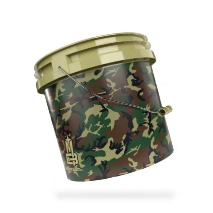 20051030 camouflagegreen magic bucket wascheimer 35 us gallonen in camouflage gruen camouflagegreen ca 13 liter fassungsvermoegen