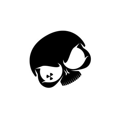 nuke guys aufkleber schwarz 11 cm