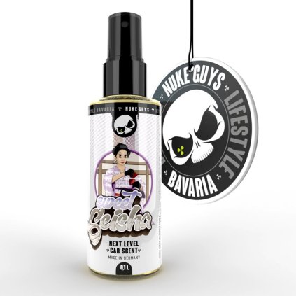 nuke guys car scent duft spray 01 l sweet geisha nuke guys anhaenger duftlos 4