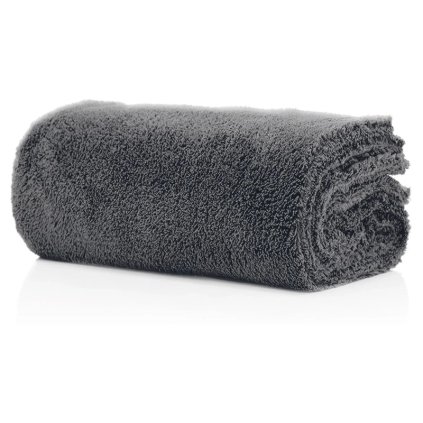 edgeless superflausch 550 gsm 40x40cm mikrofasertuch grau