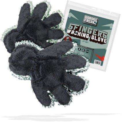 garage freaks 2er pack 5 fingers washing glove waschhandschuh