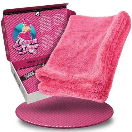 nukeguys gammadryer mikrofaser trockentuch pink