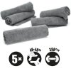 nuke guys asphaltliebe 5er pack allzweck mikrofasertuch grau 40x40cm 380 gsm