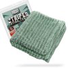 20060009 garage freaks striped drying towel trockentuch 50x80cm 1300 gsm