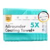 chemicalworkz allrounder coating towel 350gsm tuerkis versiegelungstuch 4040cm 5stk