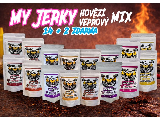 my jerky mix hovězí + vepř